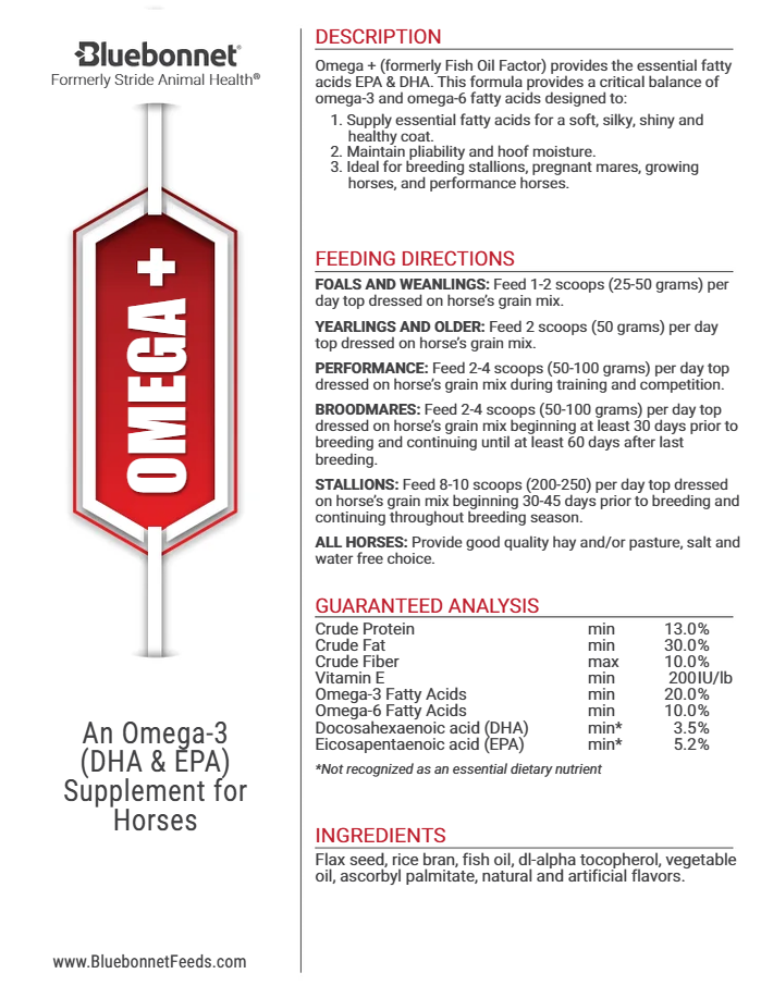 Omega + 10lb